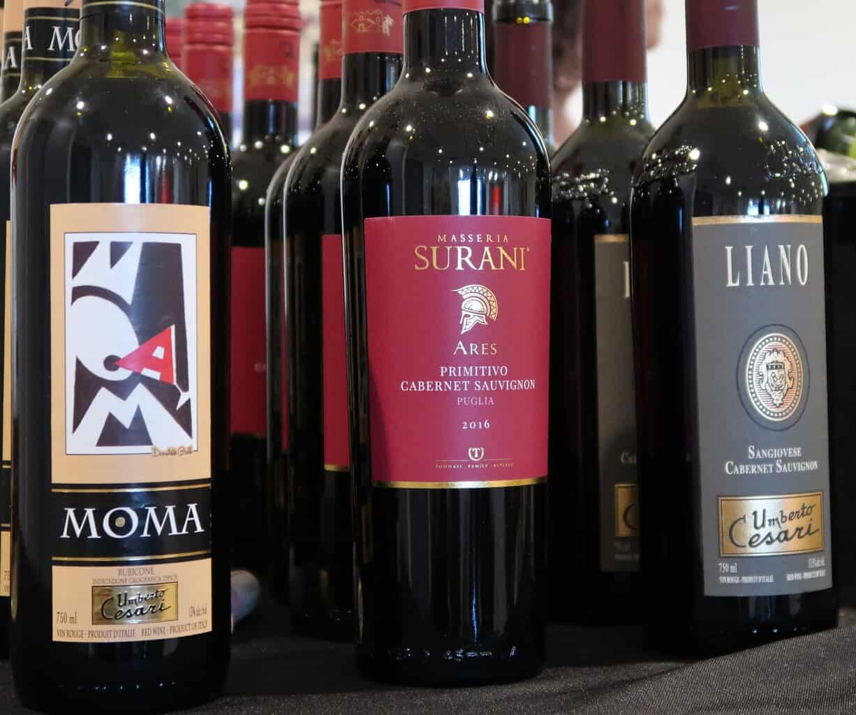 Univins & Spirits red wines Univins & Spirits red wines Burlington Wine Club tasting May 2019